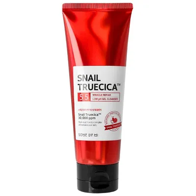 Some by MI Snail Truecica, Miracle Repair Low ph Gel Cleanser (Łagodny żel do mycia twarzy)
