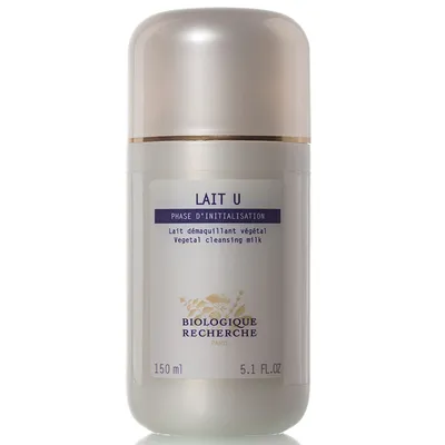 Biologique Recherche Lait U, Lait Demaquillant Vegetal [Vegetal Cleansing Milk] (Mleczko do demakijażu do cery tłustej)