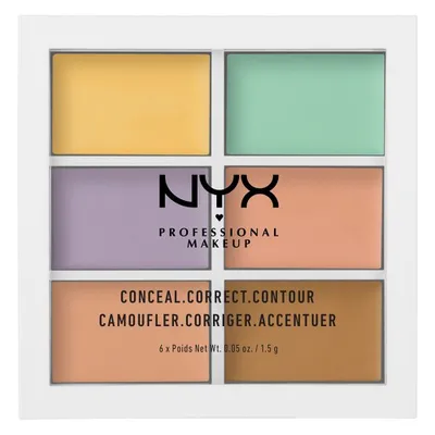 NYX Professional Makeup Conceal Correct Contour, Color Correcting Palette (Kremowa paleta korektorów)