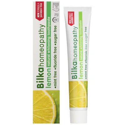 Bilka Homeopathy, Lemon Natural Whitening Toothpaste (Pasta do zębów wybielająca)