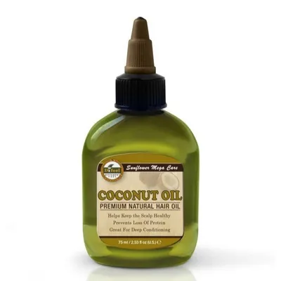 DiFeel Coconut Oil, Premium Natural Hair Oil (Naturalny olejek kokosowy do włosów suchych, wymagających regeneracji i odżywienia)