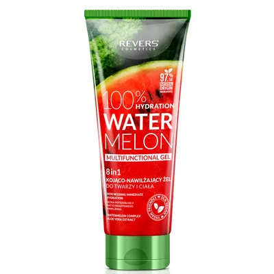 Revers Cosmetics Kojąco-nawilżający żel arbuzowy wielofunkcyjny do pielęgnacji twarzy i ciała