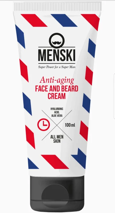 Menski Anti-aging Face and Beard Cream (Krem anti-aging do twarzy dla mężczyzn)