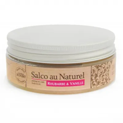 Salco au Naturel Rhubarbe & Vanille Body Svrub (Peeling do ciała `Rabarbar i wanilia`)