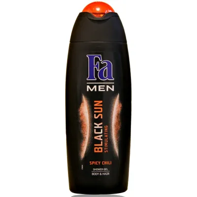 Fa Men Black Sun Body & Hair Shower Gel (Żel pod prysznic do włosów i ciała)