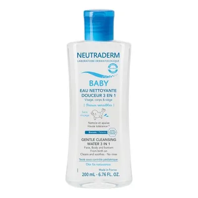 Neutraderm Baby, Gentle Cleansing Water 3 in 1 (Łagodna woda myjąca)