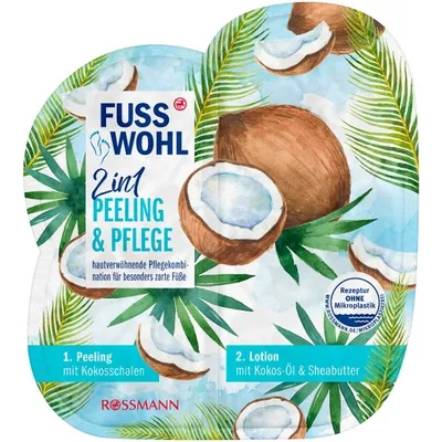 Fusswohl 2in1 Peeling & Pflege (2 w 1 peeling i pielęgnacja)