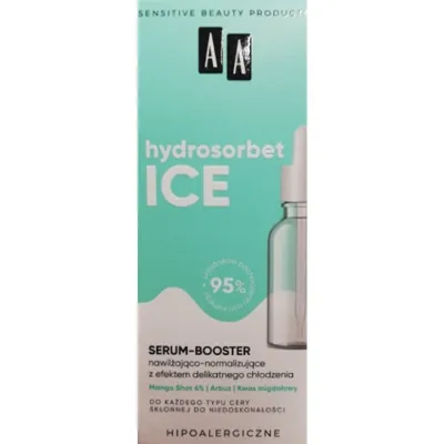 AA Hydrosorbet Ice, Serum-booster nawilżająco-normalizujące z efektem delikatnego chłodzenia