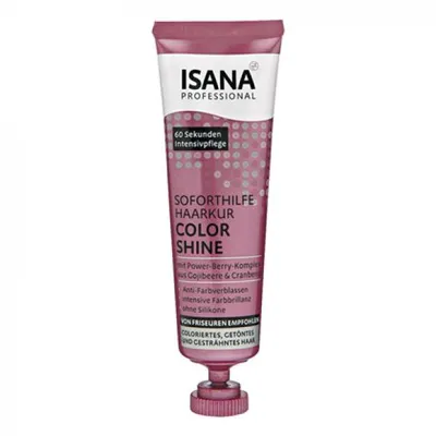 Isana Professional, Color Shine, Soforthilfe Haarkur (Kuracja do włosów farbowanych w ampułce)