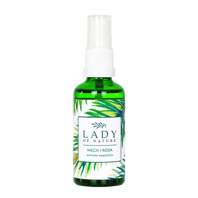 Lady of Nature Perfumy wegańskie `Mech i rosa`