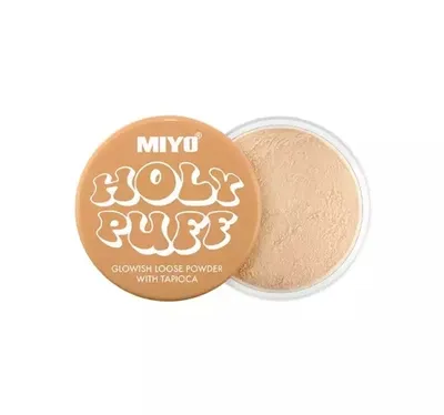 MIYO Holy Puff, Glowish Loose Powder with Tapioca (Sypki puder rozświetlający)