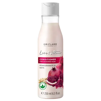 Oriflame Love Nature, Pomegranate & Oats Conditioner (Odżywka do włosów farbowanych z granatem i owsem)
