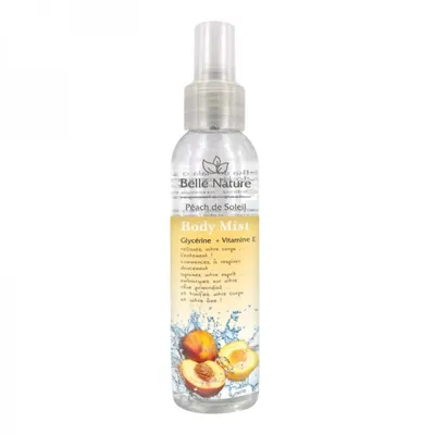 Belle Nature Peach de Soleil Body Mist (Mgiełka do ciała o zapachu słonecznej brzoskwini)