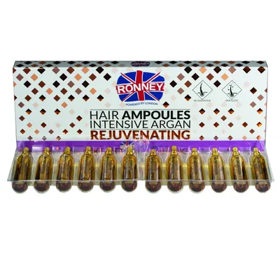 Ronney Professional Hair Ampoules Intensive Argan Rejuvenating (Ampułki do włosów)