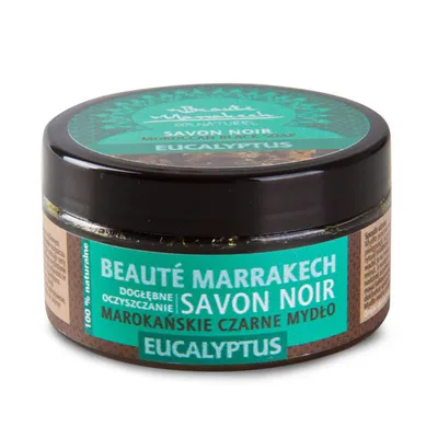 Beaute Marrakech Savon Noir Moroccan Black Soap with Eucalyptus (Marokanskie czarne mydło o zapachu eukaliptusa)