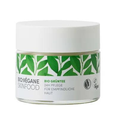 Bio Vegane Skinfood Bio Green Tee [Bio Grüntee], 24h Pflege Tagespflege (Krem na dzień z zieloną herbatą)