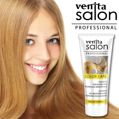 Venita Professional, Color Care, Szampon rewitalizujący kolor włosów blond z efektem płukanki