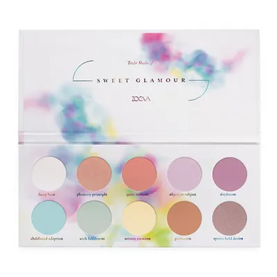 Zoeva Sweet Glamour, Eyeshadow Palette (Paleta 10 cieni do powiek)