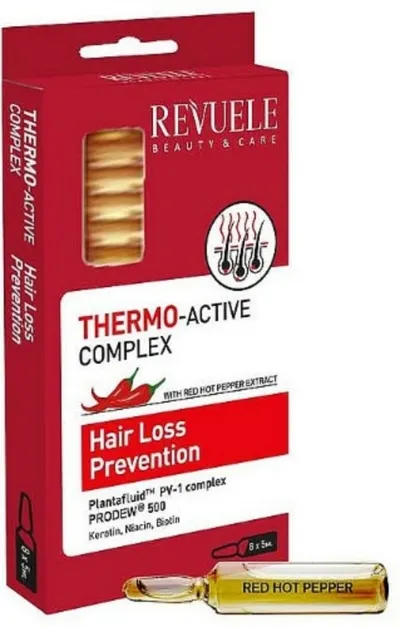 Revuele Thermo - Active Complex Hair Loss Prevention (Ampułki do włosów zapobiegające ich wypadaniu)