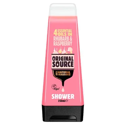Original Source Raspberry & Rhubarb, Shower Gel (Żel pod prysznic)