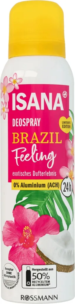 Isana Brazil Feeling, Deospray (Dezodorant  w sprayu)