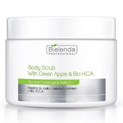Bielenda Professional Body Scrub with Green Apple & BIO H.C.A (Peeling do ciała z zielonym jabłkiem i BIO H.C.A)