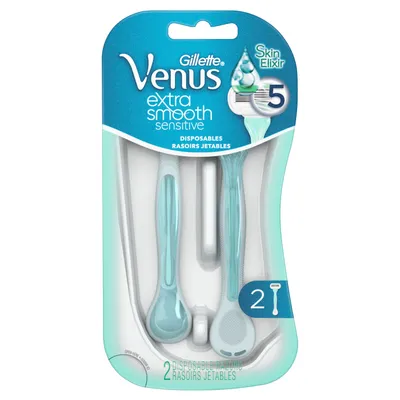 Gillette Venus Extra Smooth Sensitive, Maszynki do golenia do skóry wrażliwej