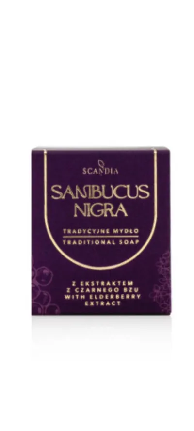 Scandia Cosmetics Sambucus Nigra, Traditional Soap (Mydło w kostce `Czarny Bez`)