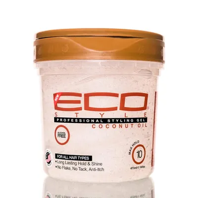 Eco Style Professional Styling Gel Coconut Oil (Żel do włosów kręconych z olejem kokosowym)