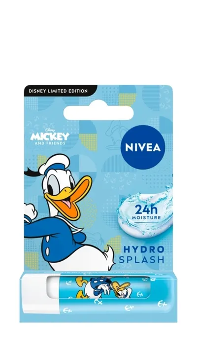 Nivea Nivea x Disney, Donald Duck, Hydro Splash Lip Balm (Nawilżająca pomadka ochronna do ust)