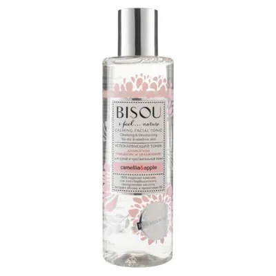 Bisou I Feel... Nature, Calming Facial Water Camellia & Apple (Łagodzący tonik do twarzy skóra sucha i wrażliwa)