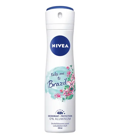 Nivea Take me to Brazil, Anti-perspirant 48h Protection (Antyperspirant w sprayu)