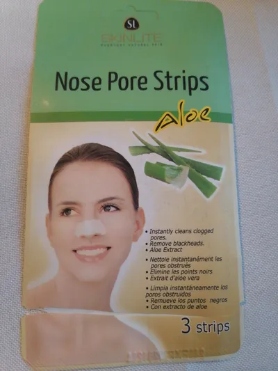 Skinlite Nose Pore Strips Aloe (Plastry oczyszczające na nos `Aloes`)