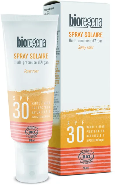 Bioregena Spray Solaire  SPF 30 Visage & Corps (Krem - spray przeciwsłoneczny  do twarzy i ciała)