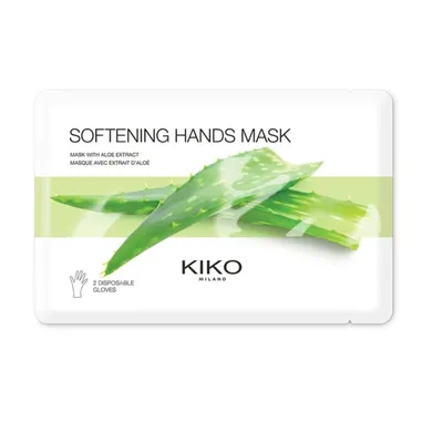 Kiko Milano Softening Hands Mask (Materiałowe maski na dłonie i paznokcie z wyciągiem z aloesu)