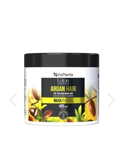 Vis Plantis Loton Professional, Argan Hair, Mask for Thin and Weak Hair (Maska do włosów cienkich i osłabionych)
