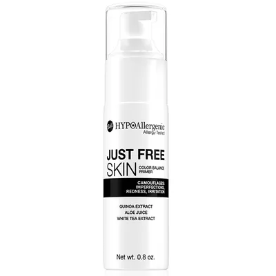 Bell HYPOAllergenic, Just Free Skin Color Balance Primer (Hypoalergiczna baza łagodząca wyrównująca koloryt skóry)