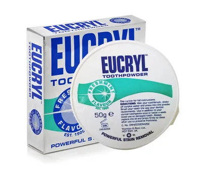 Eucryl Toothpowder Freshmint (Proszek wybielający do zębów)