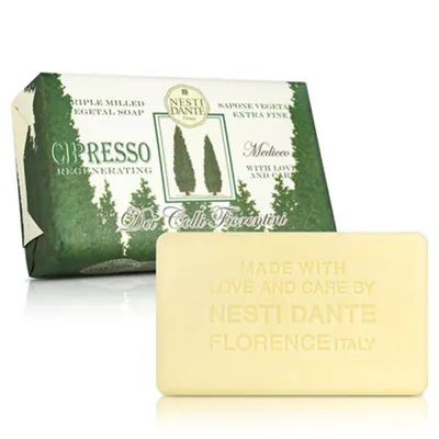 Nesti Dante Dei Colli Fiorentini, Cipresso Regenerating  Natural Soap (Naturalne mydło toaletowe `Regenerujący cyprys`)