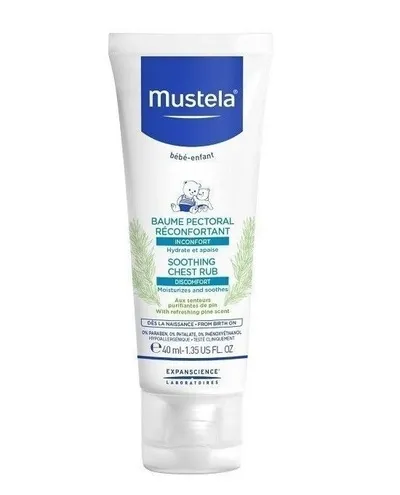 Mustela Bebe, Soothing Chest Rub (Balsam do ciała dla dzieci)