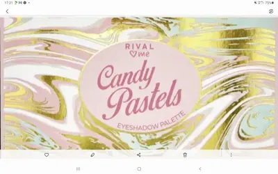 Rival Loves Me Candy Pastels Eyeshadow Palette 02 (Paleta cieni do oczu)