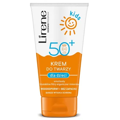 Lirene Dermoprogram Kids, Krem do twarzy dla dzieci SPF 50+