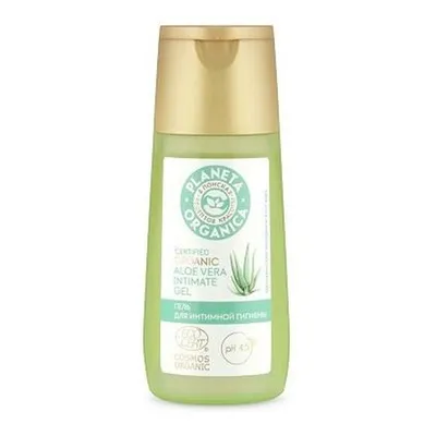 Planeta Organica Certified Organic Aloe Vera Intimate Gel (Nawilżający żel do higieny intymnej)