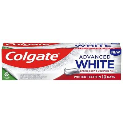 Colgate Advanced White, Baking Soda & Volcanic Ash Toothpaste (Wybielająca pasta do zębów)