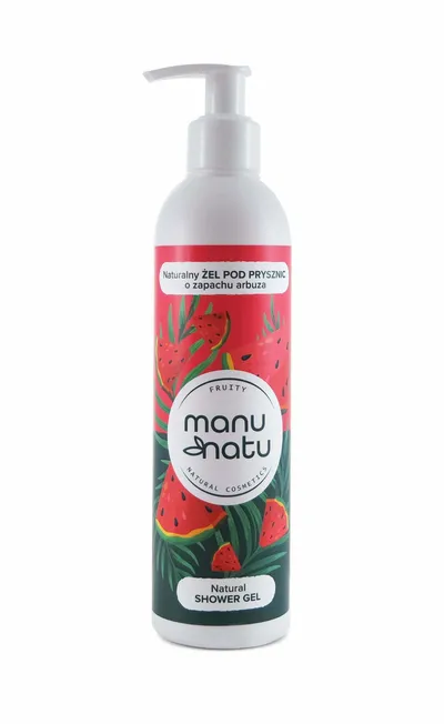 Manu Natu Naturalny żel pod prysznic `Arbuz`