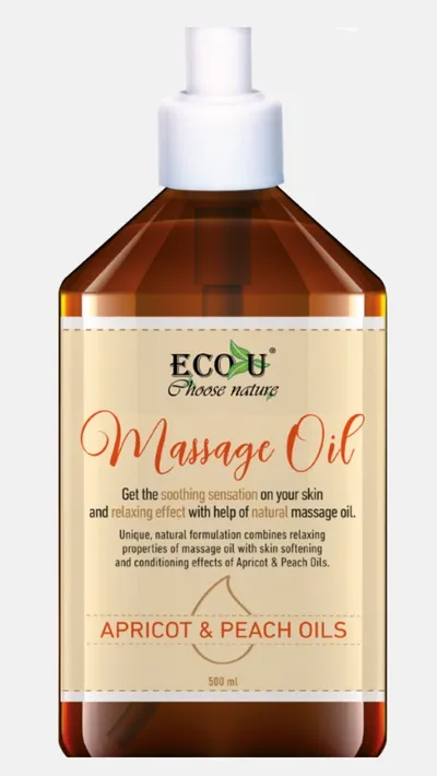 Eco U Choose Nature, Olejek do masażu z olejami z moreli i brzoskwini