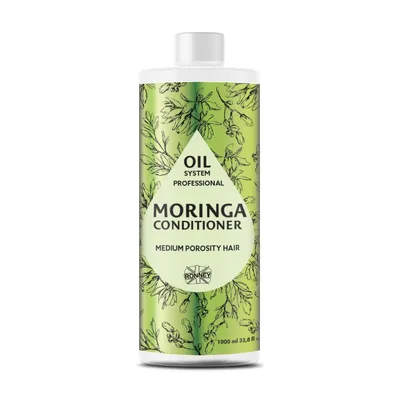 Ronney Professional Oil System Medium Porosity Hair, Moringa Conditioner (Odżywka do włosów średnioporowatych z olejkiem moringa)