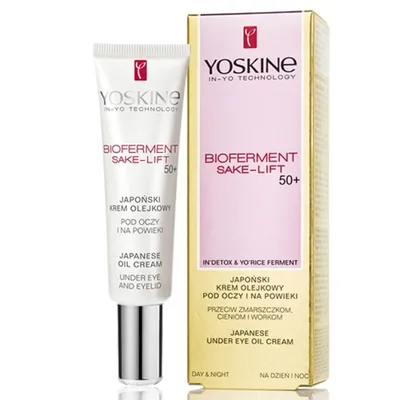 Yoskine Bioferment Sake Lift 50+, Japanese Under Eye Oil Cream (Japoński krem olejkowy pod oczy i na powieki 50+)