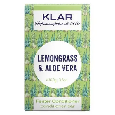Klar Lemongrass & Aloe Vera Festes Conditioner (Odżywka do włosów `Trawa cytrynowa i Aloes`)