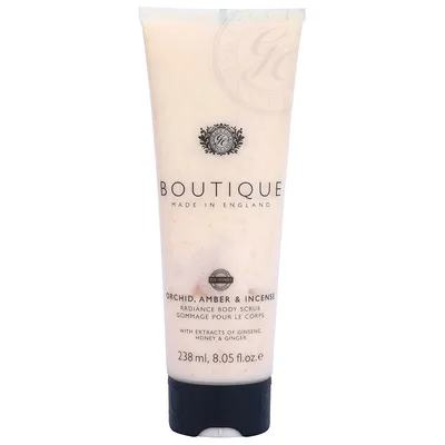 Grace Cole Boutique, Radiance Body Scrub, Orchid, Amber & Incense (Peeling do ciała `Orchidea, bursztyn i kadzidło`)